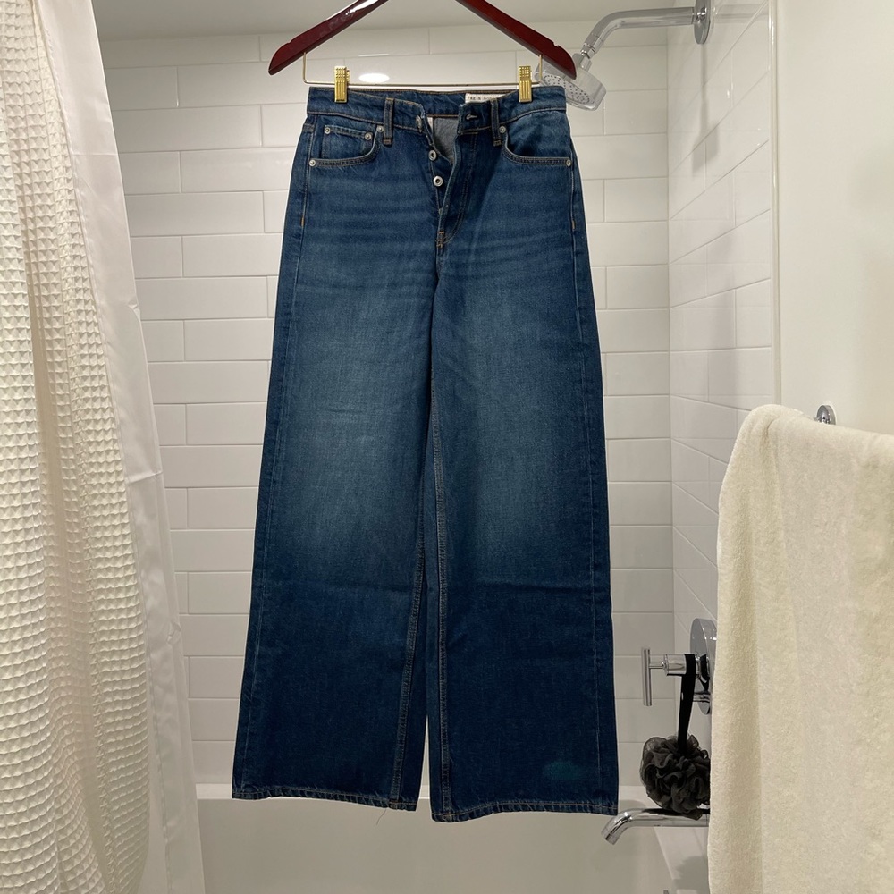 Rag & Bone high rise wide leg “maya” jeans - size 26